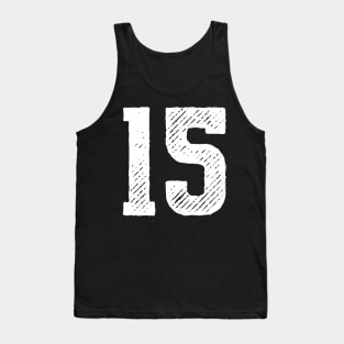 Rough Number 15 Tank Top